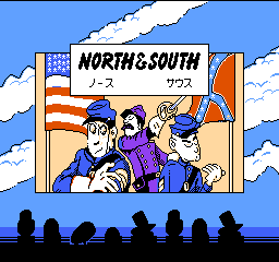 North & South - Wakuwaku Nanboku Sensou Title Screen